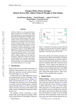 Cheaper, Better, Faster, Stronger: Robust Text-to-SQL without Chain-of-Thought or Fine-Tuning