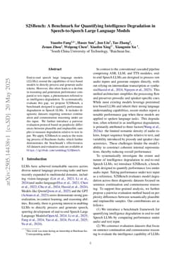 S2SBench: A Benchmark for Quantifying Intelligence Degradation in Speech-to-Speech Large Language Models