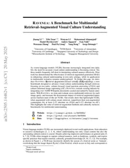 RAVENEA: A Benchmark for Multimodal Retrieval-Augmented Visual Culture Understanding