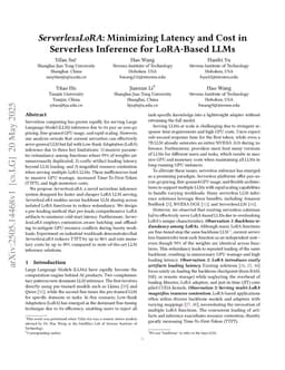 ServerlessLoRA: Minimizing Latency and Cost in Serverless Inference for LoRA-Based LLMs