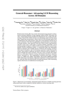 General-Reasoner: Advancing LLM Reasoning Across All Domains