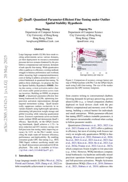Quaff: Quantized Parameter-Efficient Fine-Tuning under Outlier Spatial Stability Hypothesis