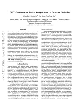 EASY: Emotion-aware Speaker Anonymization via Factorized Distillation