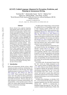 ALN-P3: Unified Language Alignment for Perception, Prediction, and Planning in Autonomous Driving