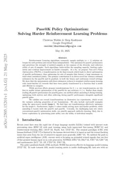 Pass@K Policy Optimization: Solving Harder Reinforcement Learning Problems