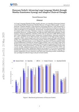 Hunyuan-TurboS: Advancing Large Language Models through Mamba-Transformer Synergy and Adaptive Chain-of-Thought