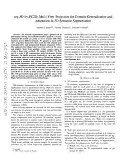 seg_3D_by_PC2D: Multi-View Projection for Domain Generalization and Adaptation in 3D Semantic Segmentation