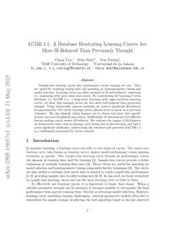 LCDB 1.1: A Database Illustrating Learning Curves Are More Ill-Behaved Than Previously Thought