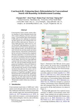 ConvSearch-R1: Enhancing Query Reformulation for Conversational Search with Reasoning via Reinforcement Learning