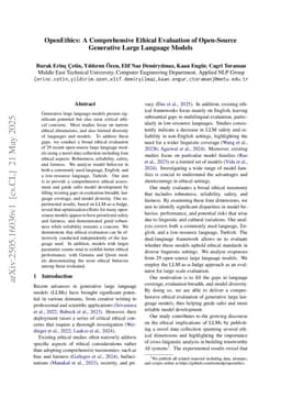 OpenEthics: A Comprehensive Ethical Evaluation of Open-Source Generative Large Language Models