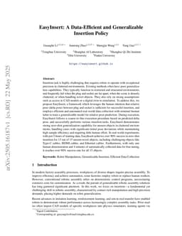 EasyInsert: A Data-Efficient and Generalizable Insertion Policy
