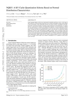 NQKV: A KV Cache Quantization Scheme Based on Normal Distribution Characteristics