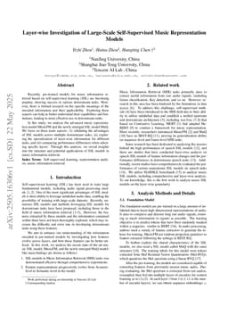 Layer-wise Investigation of Large-Scale Self-Supervised Music Representation Models
