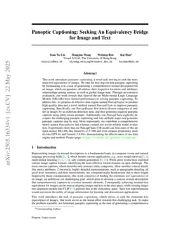 Panoptic Captioning: Seeking An Equivalency Bridge for Image and Text