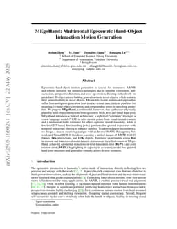 MEgoHand: Multimodal Egocentric Hand-Object Interaction Motion Generation