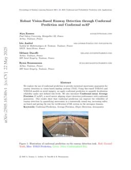 Robust Vision-Based Runway Detection through Conformal Prediction and Conformal mAP