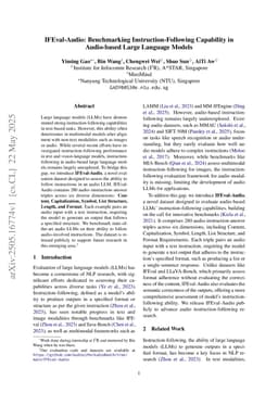 IFEval-Audio: Benchmarking Instruction-Following Capability in Audio-based Large Language Models