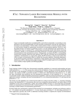 $\text{R}^2\text{ec}$: Towards Large Recommender Models with Reasoning