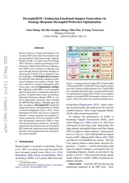 DecoupledESC: Enhancing Emotional Support Generation via Strategy-Response Decoupled Preference Optimization