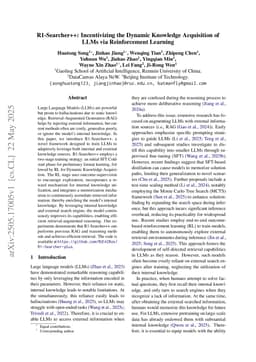 R1-Searcher++: Incentivizing the Dynamic Knowledge Acquisition of LLMs via Reinforcement Learning