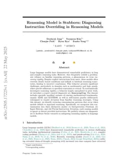Reasoning Model is Stubborn: Diagnosing Instruction Overriding in Reasoning Models
