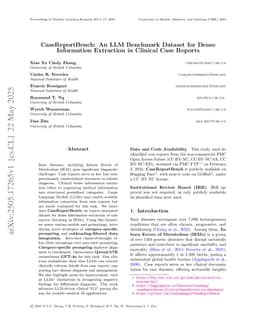 CaseReportBench: An LLM Benchmark Dataset for Dense Information Extraction in Clinical Case Reports