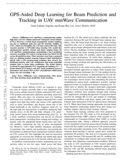 GPS-Aided Deep Learning for Beam Prediction and Tracking in UAV mmWave Communication