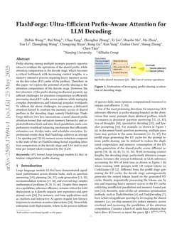 FlashForge: Ultra-Efficient Prefix-Aware Attention for LLM Decoding