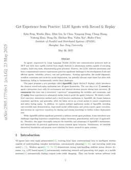 Get Experience from Practice: LLM Agents with Record & Replay