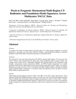 Pixels to Prognosis: Harmonized Multi-Region CT-Radiomics and Foundation-Model Signatures Across Multicentre NSCLC Data