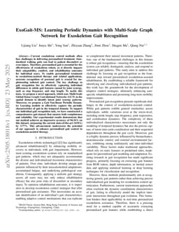 ExoGait-MS: Learning Periodic Dynamics with Multi-Scale Graph Network for Exoskeleton Gait Recognition