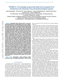 FRAME-C: A knowledge-augmented deep learning pipeline for classifying multi-electrode array electrophysiological signals