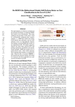 Do BERT-Like Bidirectional Models Still Perform Better on Text Classification in the Era of LLMs?