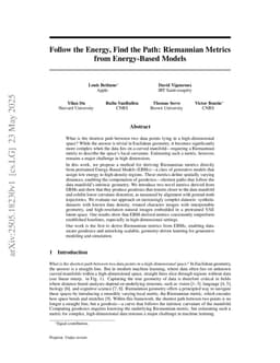 Follow the Energy, Find the Path: Riemannian Metrics from Energy-Based Models