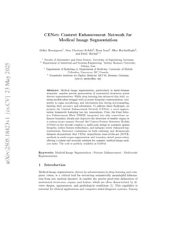 CENet: Context Enhancement Network for Medical Image Segmentation