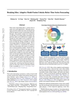 Breaking Silos: Adaptive Model Fusion Unlocks Better Time Series Forecasting