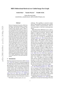 BRIT: Bidirectional Retrieval over Unified Image-Text Graph