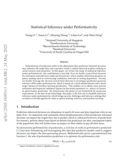 Statistical Inference under Performativity