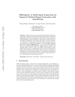MRGAgents: A Multi-Agent Framework for Improved Medical Report Generation with Med-LVLMs