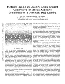 PacTrain: Pruning and Adaptive Sparse Gradient Compression for Efficient Collective Communication in Distributed Deep Learning