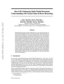 Doc-CoB: Enhancing Multi-Modal Document Understanding with Visual Chain-of-Boxes Reasoning