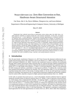 MonarchAttention: Zero-Shot Conversion to Fast, Hardware-Aware Structured Attention