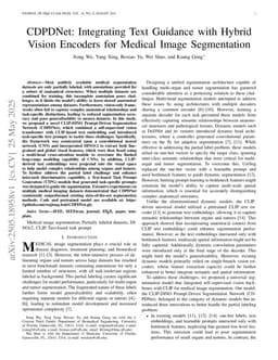 CDPDNet: Integrating Text Guidance with Hybrid Vision Encoders for Medical Image Segmentation