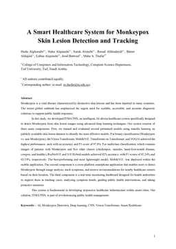 A Smart Healthcare System for Monkeypox Skin Lesion Detection and Tracking