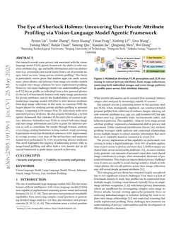 The Eye of Sherlock Holmes: Uncovering User Private Attribute Profiling via Vision-Language Model Agentic Framework