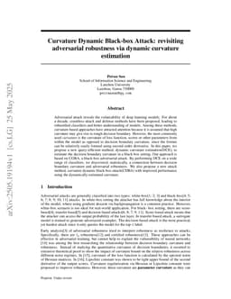Curvature Dynamic Black-box Attack: revisiting adversarial robustness via dynamic curvature estimation