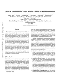 DiffVLA: Vision-Language Guided Diffusion Planning for Autonomous Driving