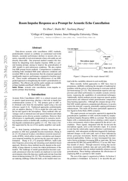 Room Impulse Response as a Prompt for Acoustic Echo Cancellation