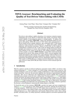 TDVE-Assessor: Benchmarking and Evaluating the Quality of Text-Driven Video Editing with LMMs