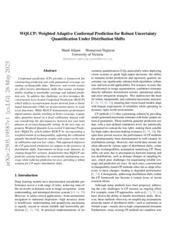 WQLCP: Weighted Adaptive Conformal Prediction for Robust Uncertainty Quantification Under Distribution Shifts